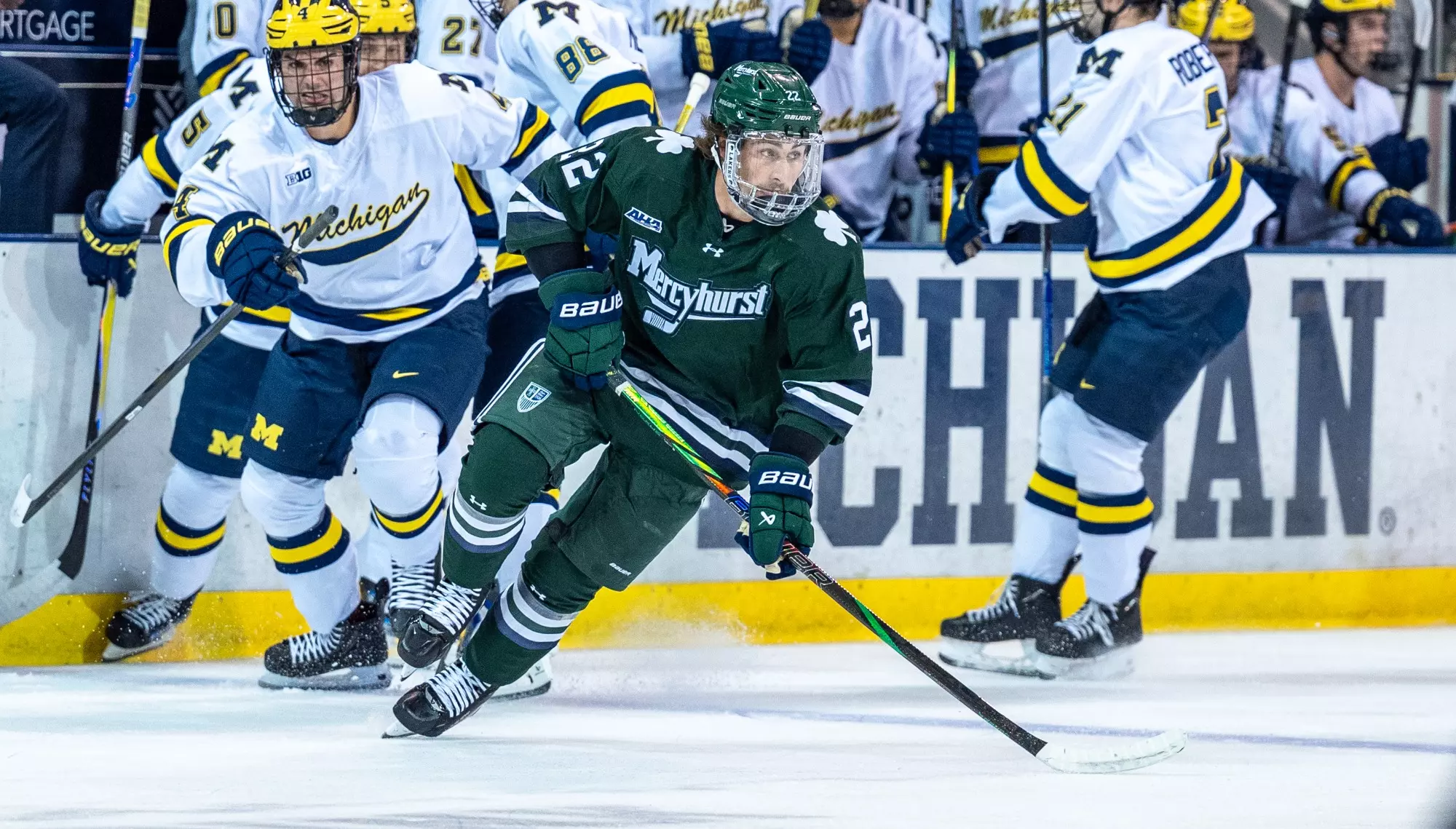Mercyhurst Ice Rink Men's Ice Hockey Hosts Holy Cross in First AHA Matchup Saturday ...