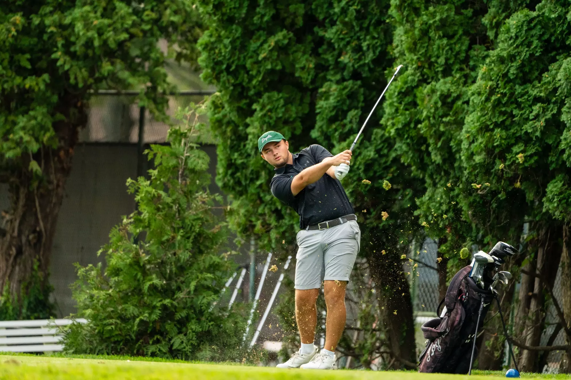 Jacob Rohde Golfing Golf Leads The Goat Through 36 Holes Heading Into Final Round - Loyola ...
