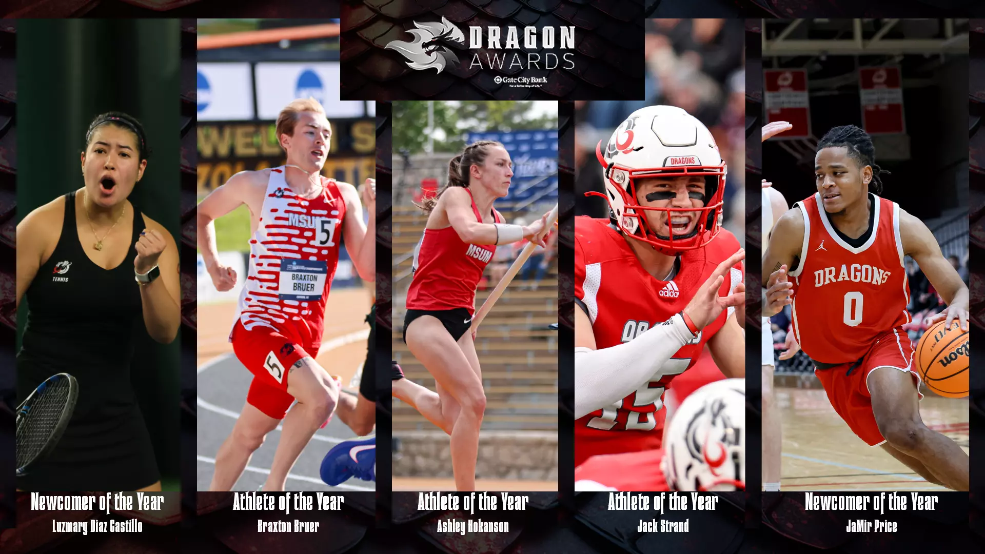 MSUM Unveils 202324 Athletes and of the Year MSU Moorhead