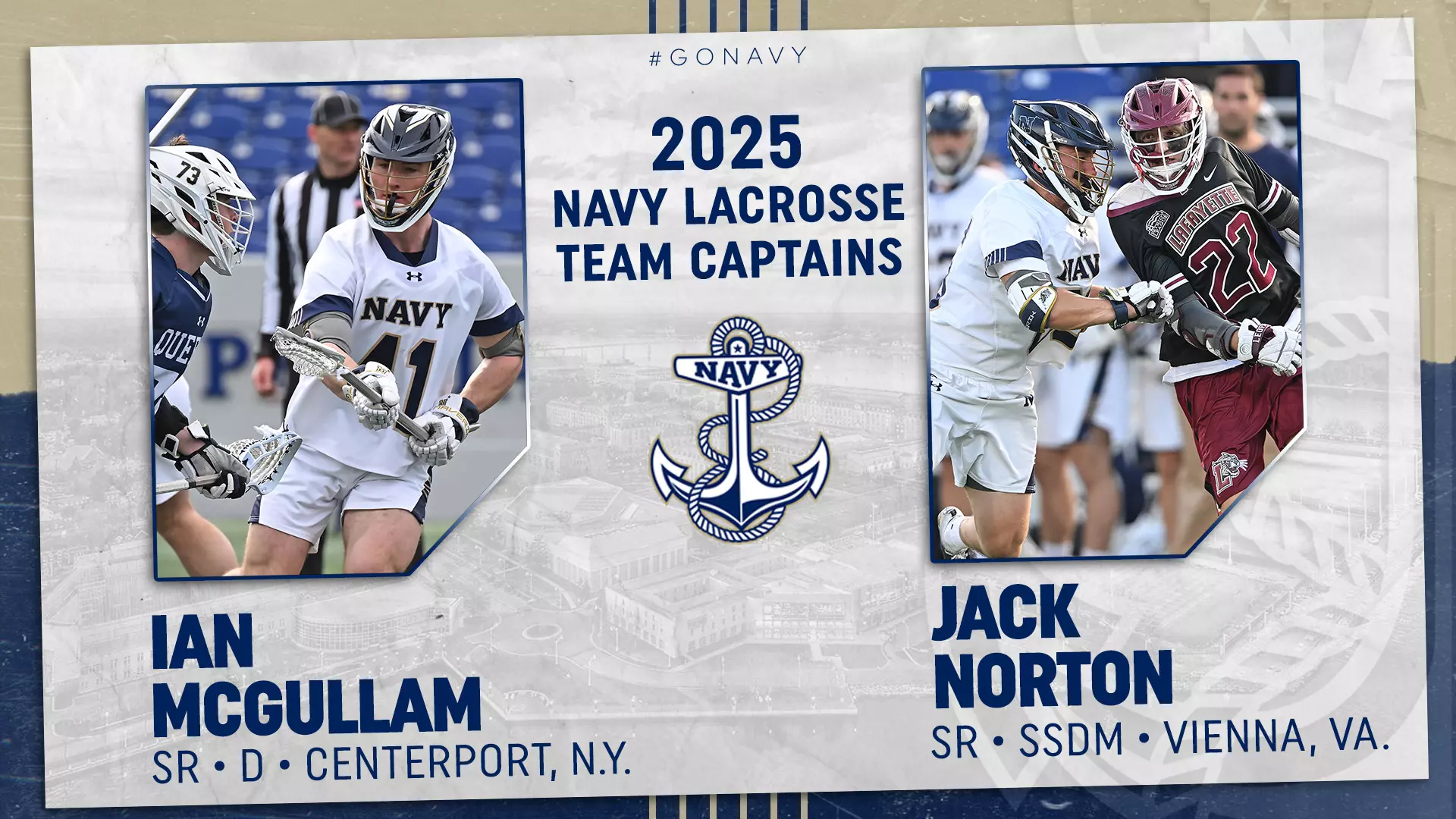 Jacob Darrow McGullam and Norton to Serve as Navy Men’s Lacrosse Captains - Naval ...