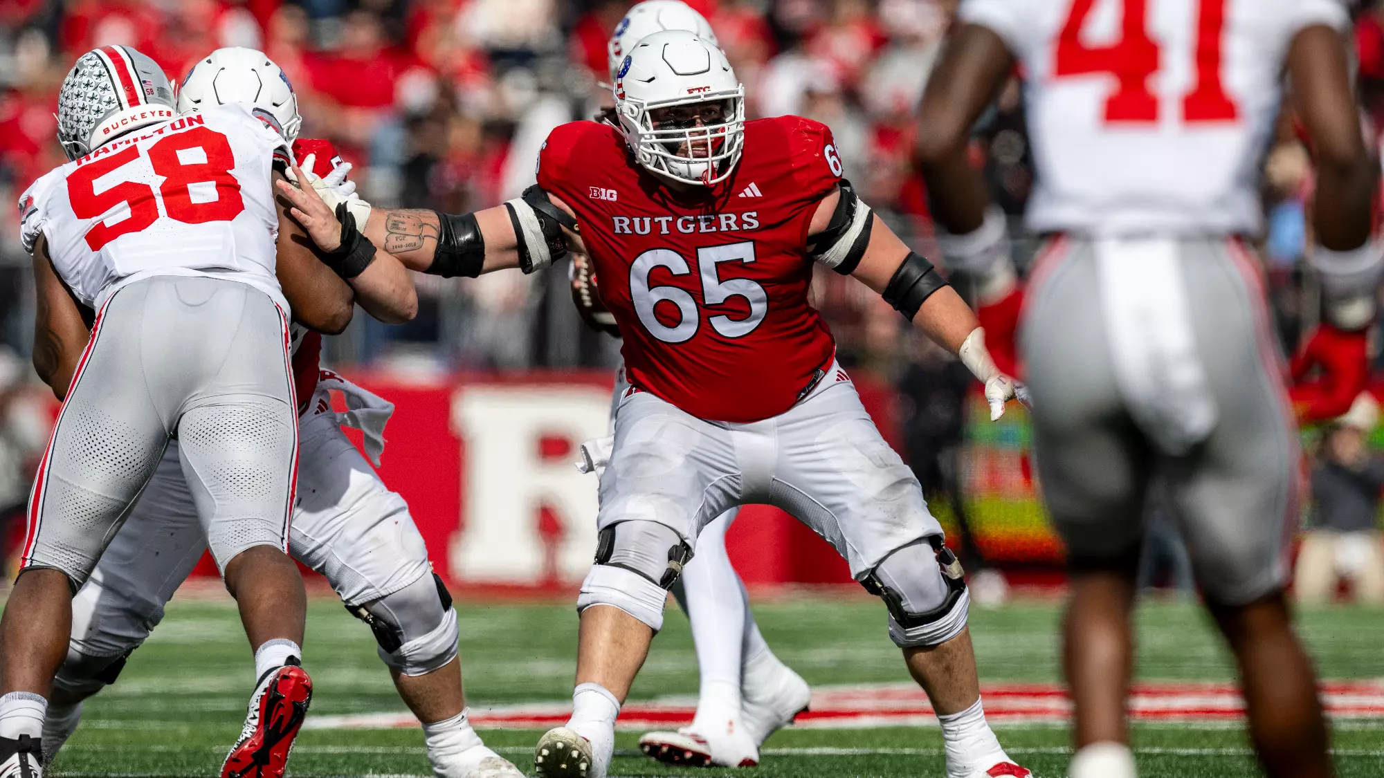 Rutgers Offensive Regression Vs. Nebraska Breakdown 2 Rutgers Left Guard Bryan Felter