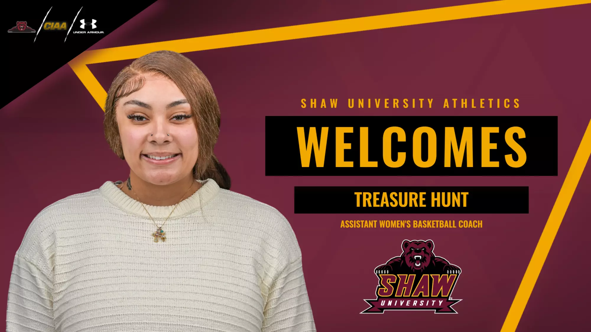 Shaw Adds Hunt to Women's Basketball Staff - Shaw University