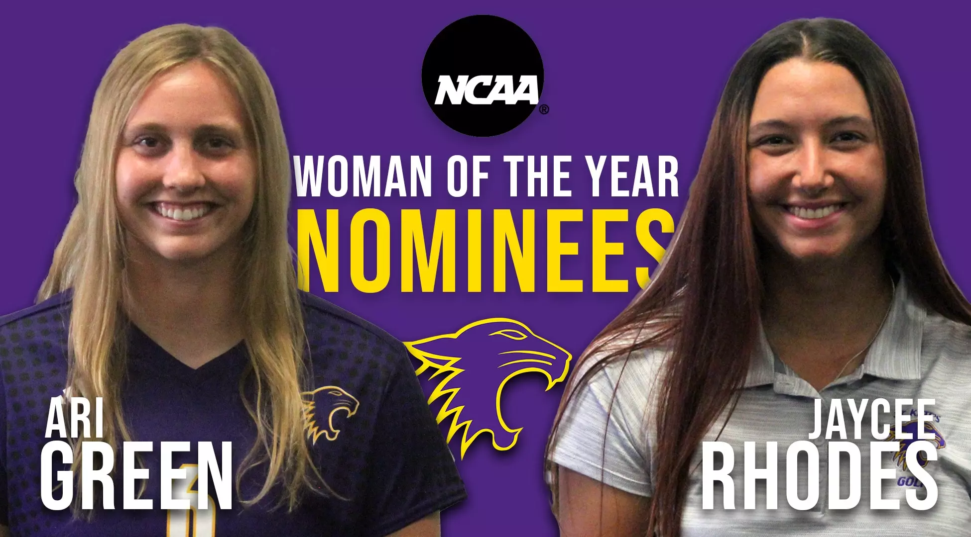 Green And Rodes Green, Rhodes selected as NCAA Woman of the Year nominees - St ...