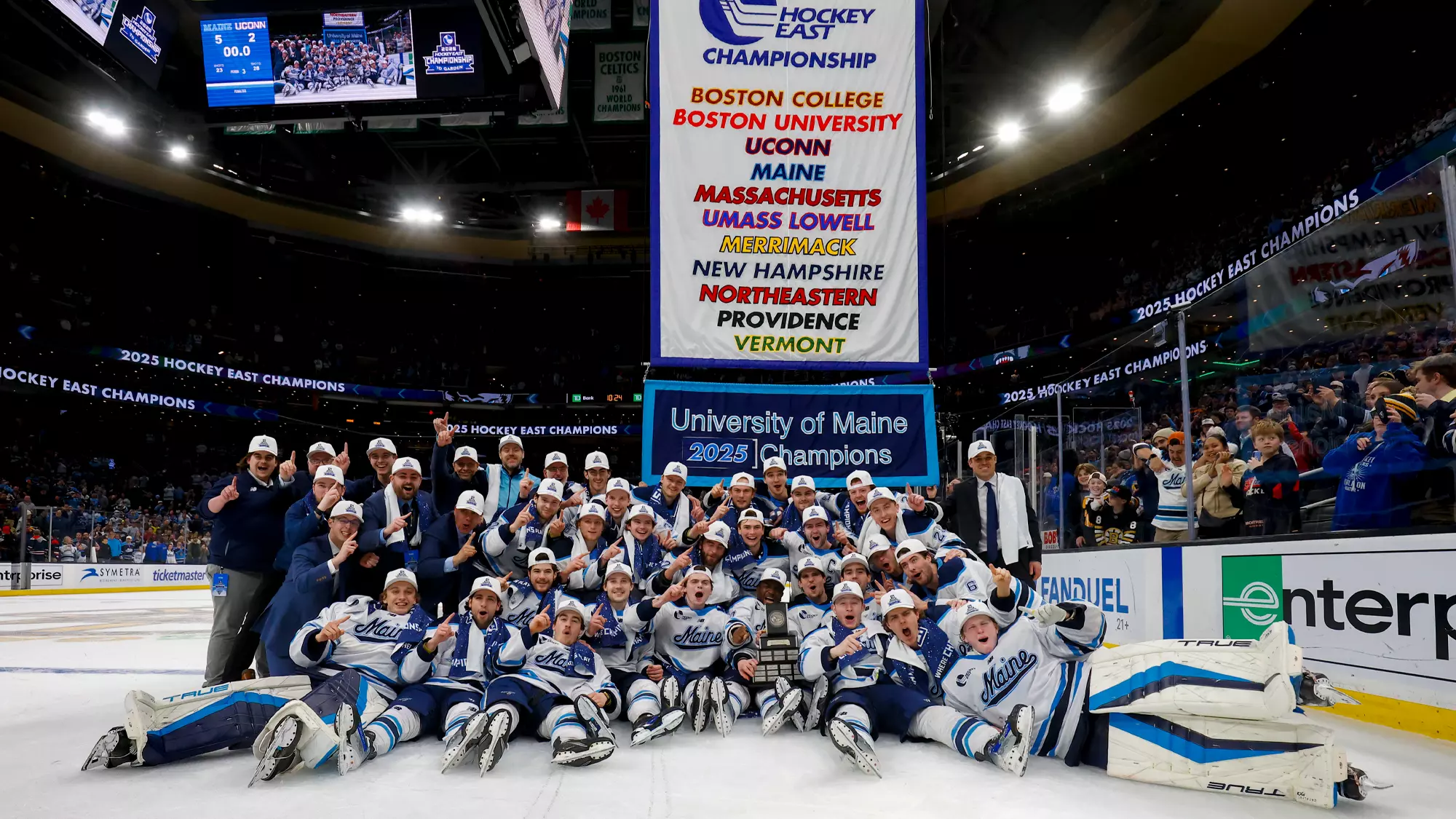 Hockey East Champions! University of Maine Athletics