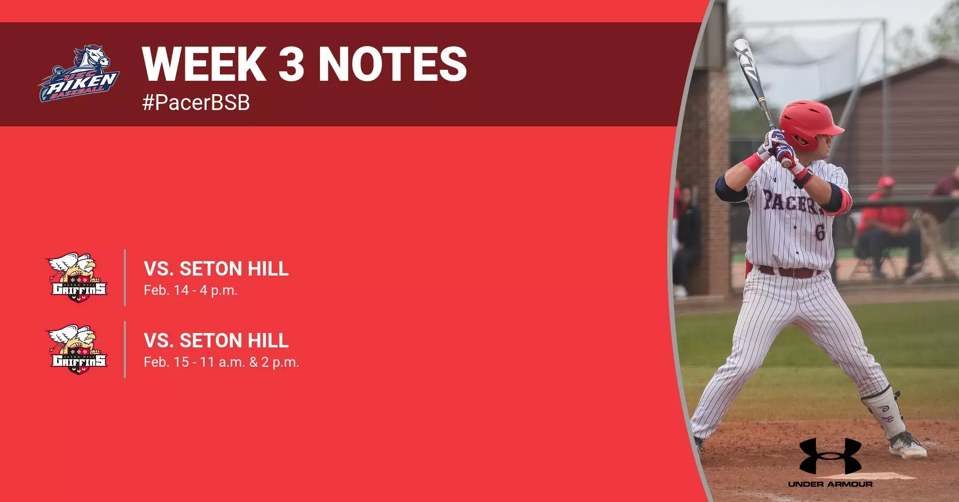 USCA Baseball Notes - Week 3 - University of South Carolina Aiken Athletics