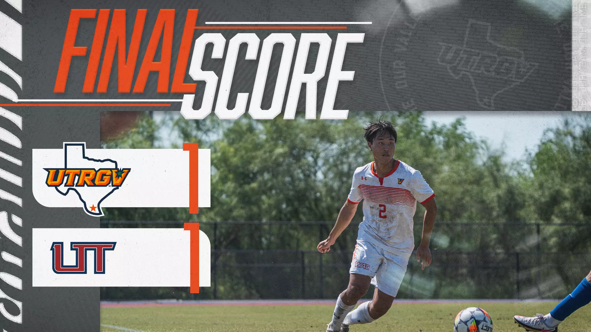 Tech Game Score Men's Soccer Battles to 1-1 Draw at Utah Tech - UTRGV Athletics