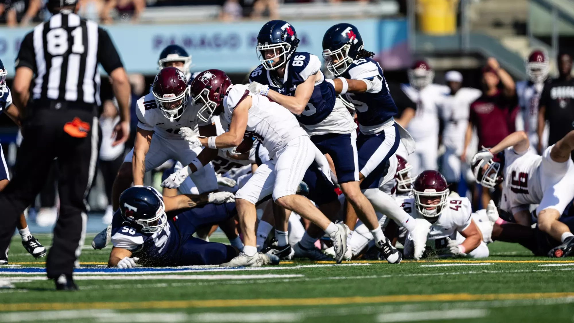 Toronto Rowing Football BLUES FALL TO MARAUDERS - University of Toronto Athletics