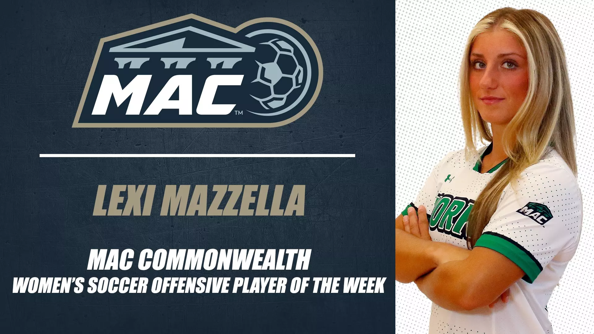 Lexi Weekly Lexi Mazzella Named the Women's Soccer Offensive Player off the Week ...