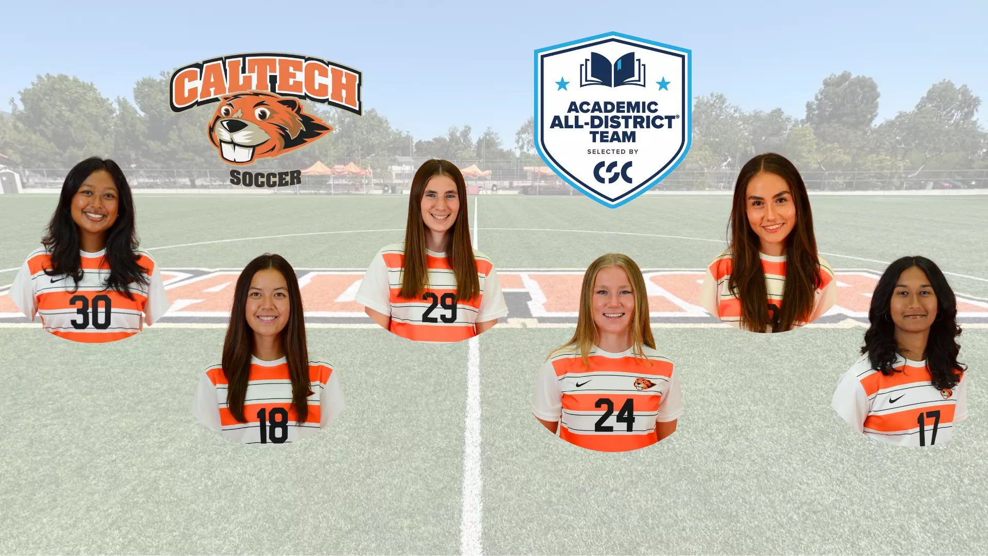 Caltech Female Six Beavers Receive Women's Soccer Academic All-District Honors ...