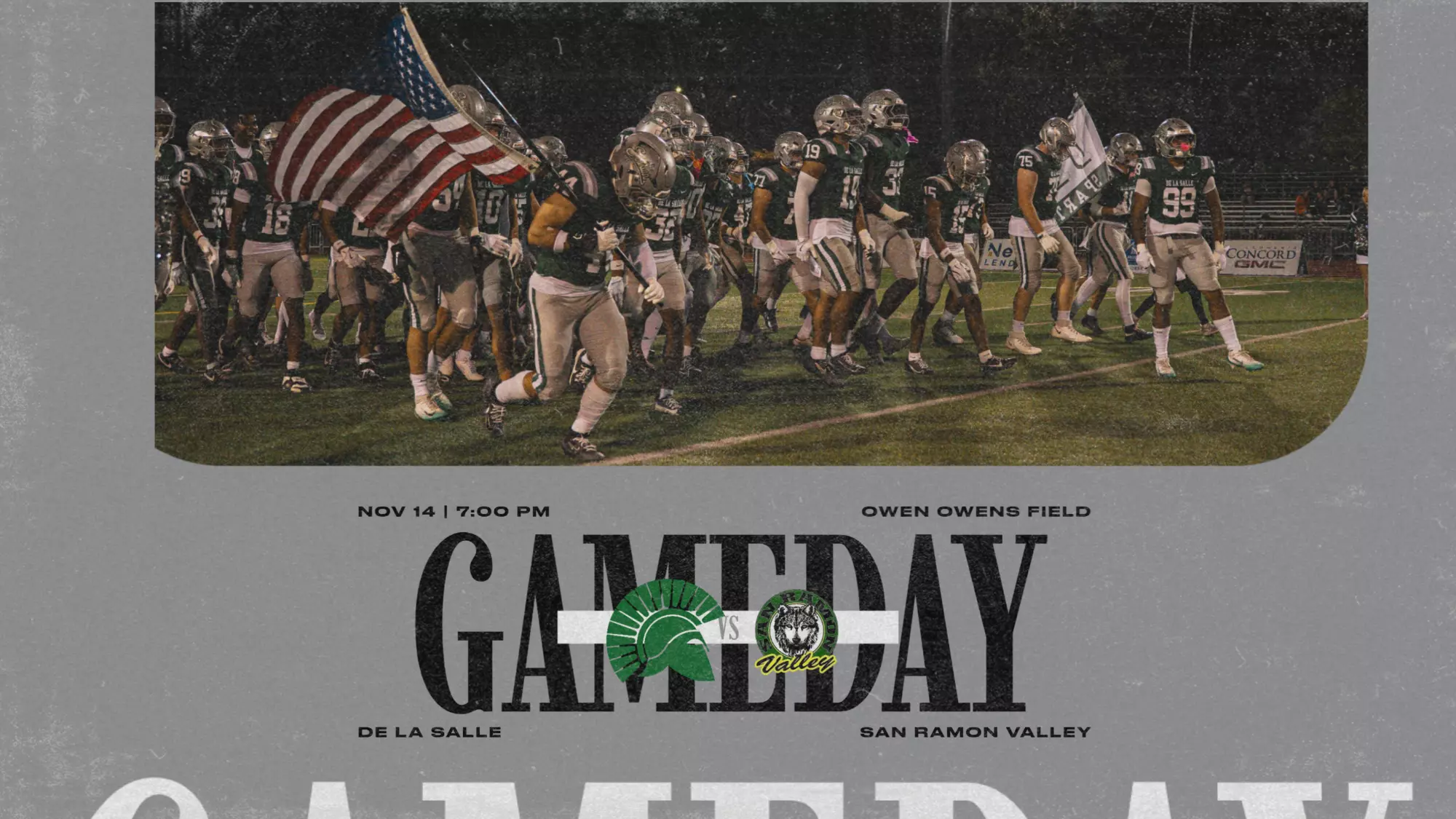 De La Salle Football NCS Open Gameday Information De La Salle High
