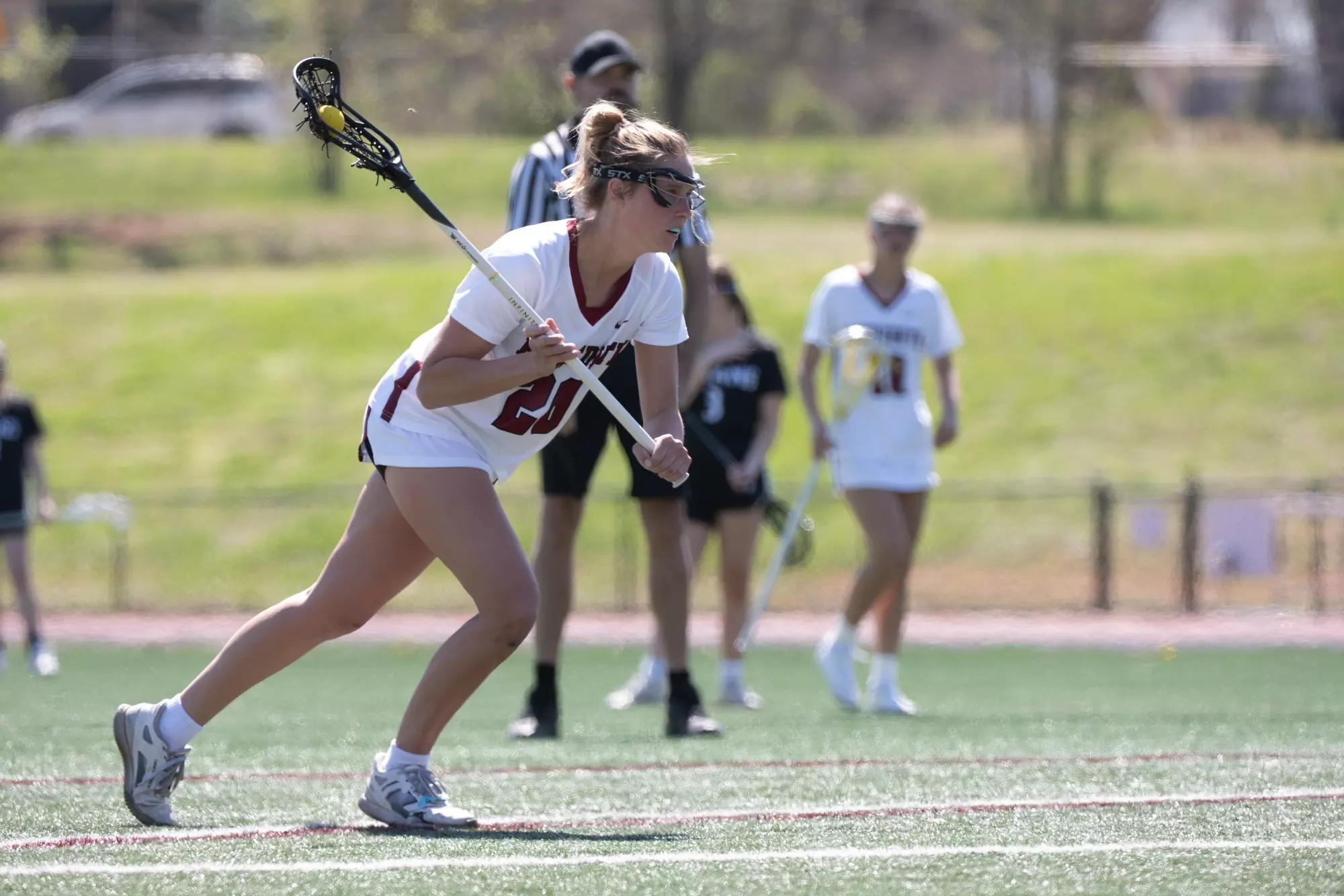 Meredith Lacrosse Shuts Out N.C. Wesleyan on Childhood Cancer Awareness ...