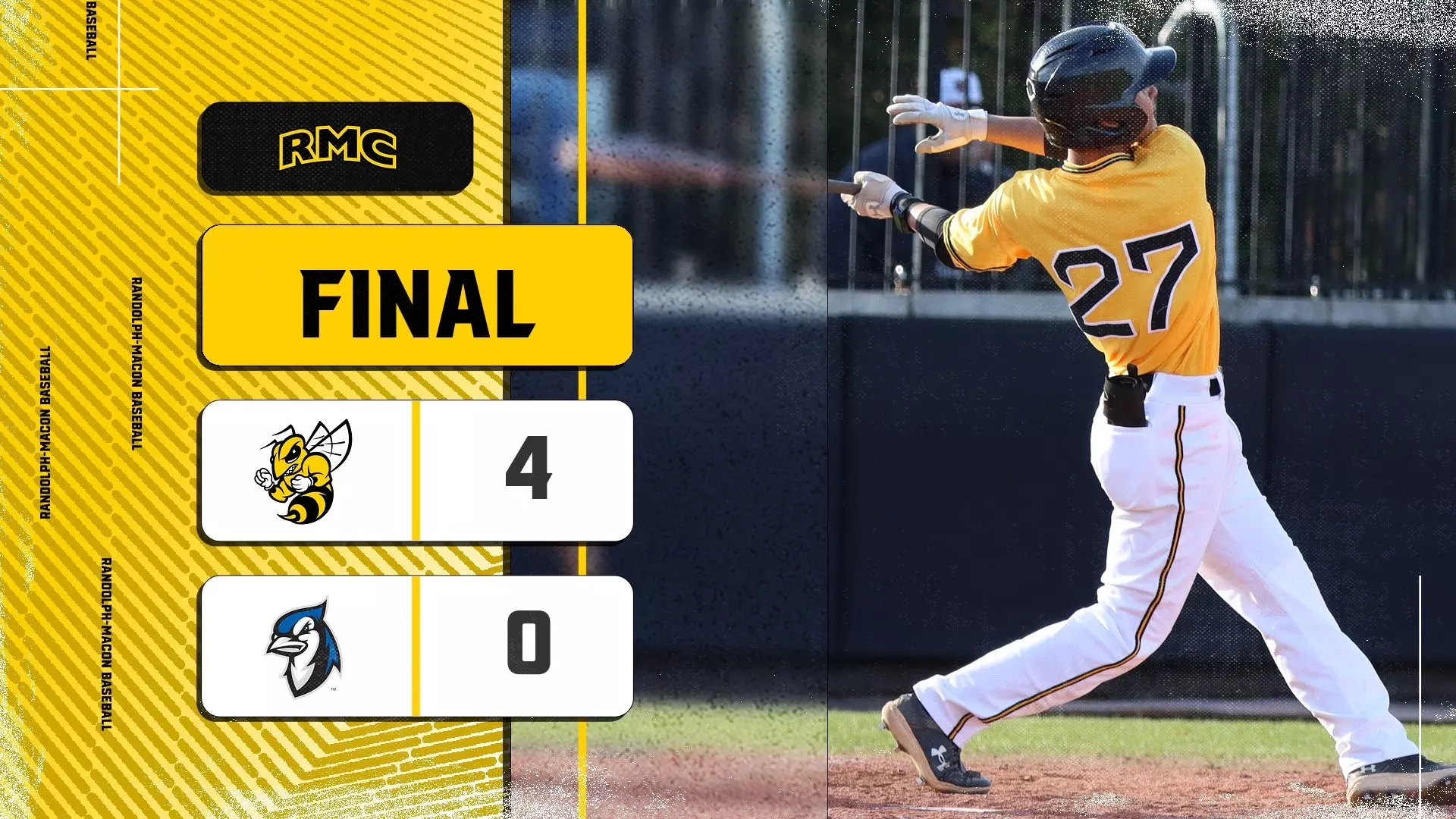 Macon Rbi Baseball Killer Bs Buoy #22 RMC Baseball past Etown - Randolph-Macon College