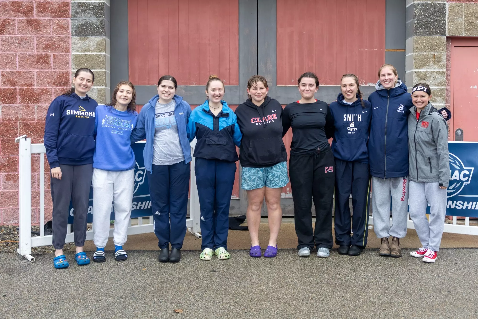 Michaline Bracket Becknell, Maynard Grab NEWMAC Second Team Honors as Rowing Competes in ...
