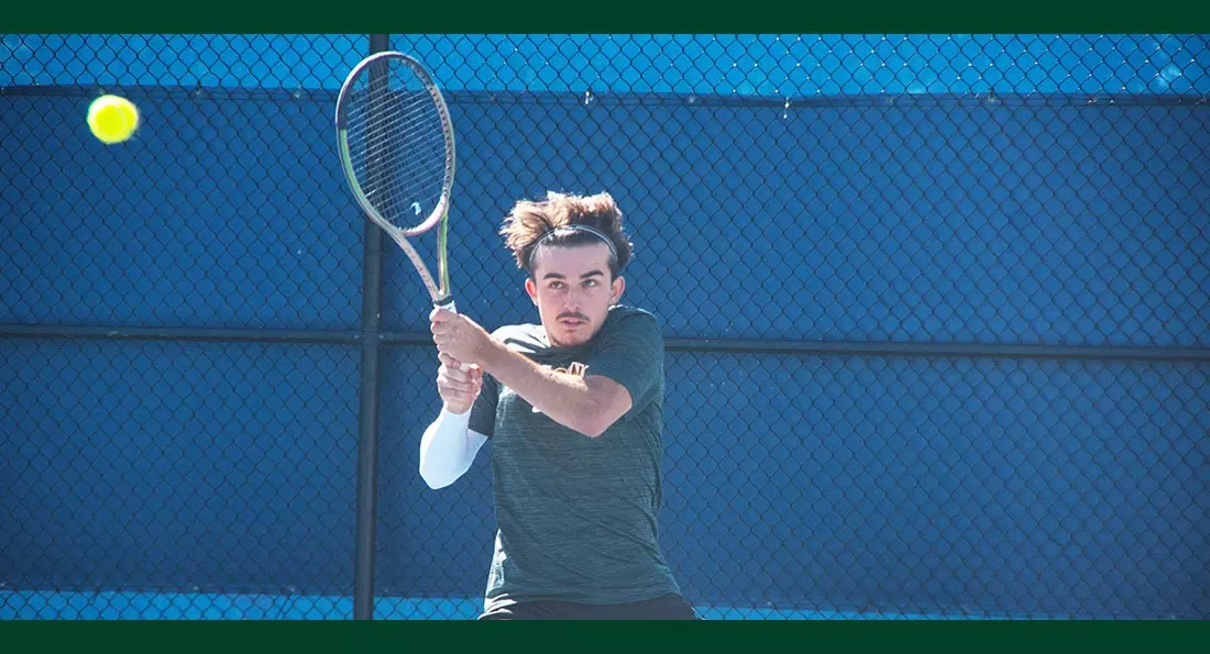 Ethan Remy Men's Tennis team competes at Northwood - Tiffin University