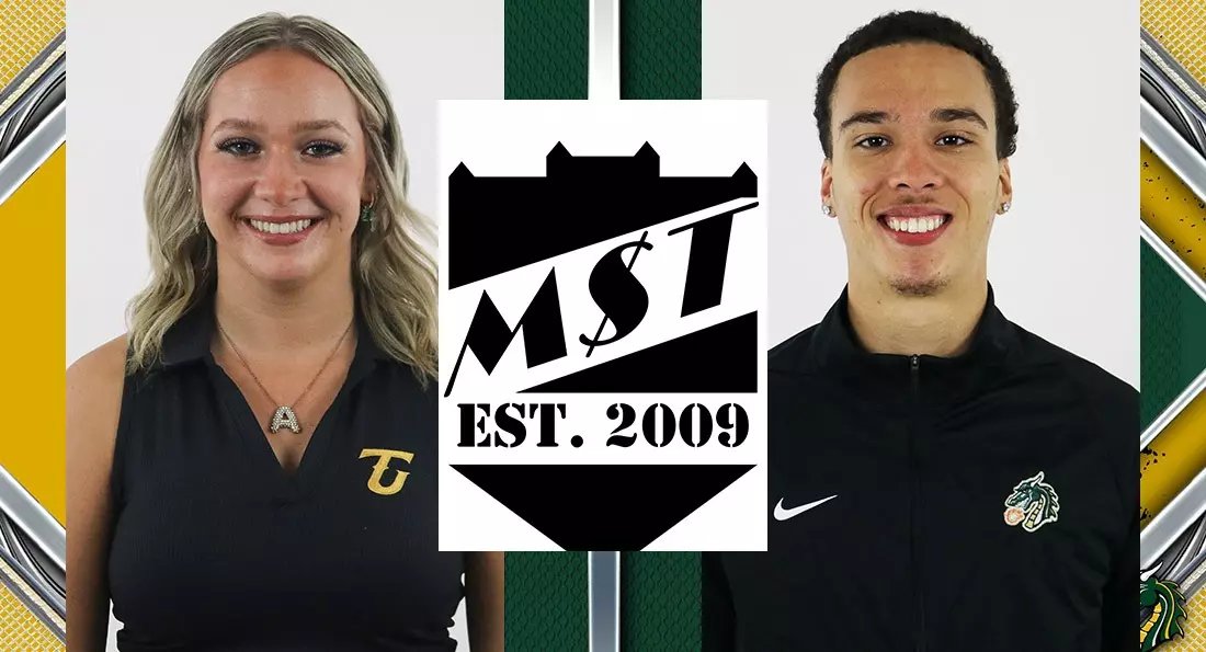 Thompson, Cortner named MST April Scholar Athletes - Tiffin University