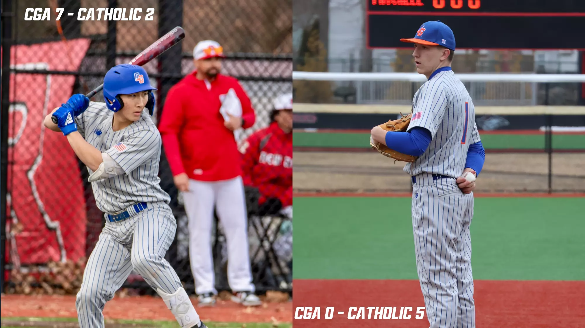 John R Tozzi Bears split Saturday doubleheader at Catholic - United States Coast ...