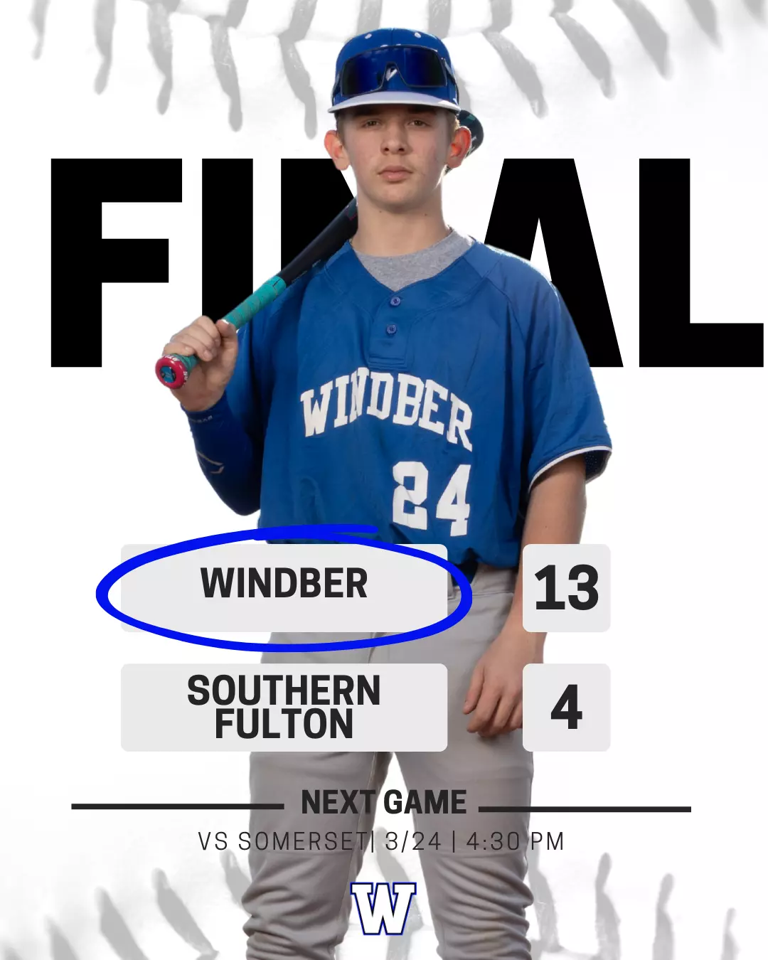 Ben Ragermwindber Windber Jr. High Baseball Powers Past Southern Fulton with Explosive ...