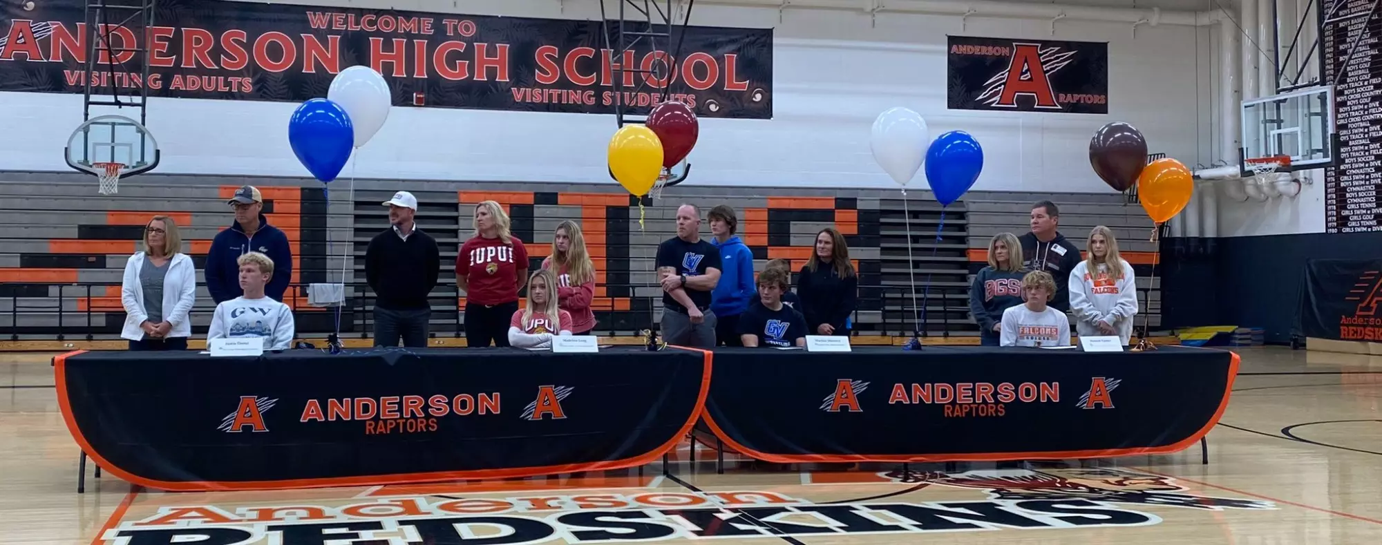 Anderson Raptors 4 Raptors Celebrate Signing Day - Anderson Raptors Athletics