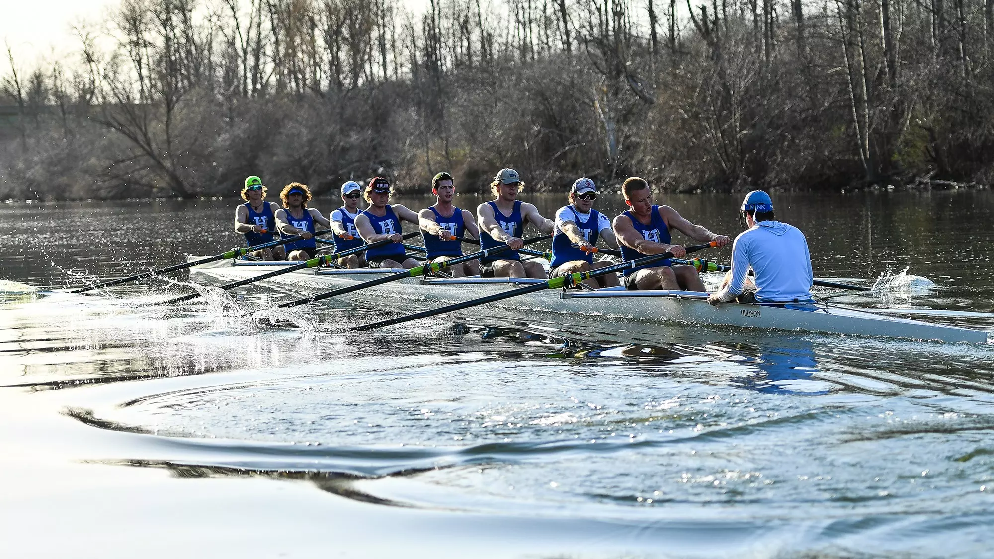 No. 12 men's rowing varsity eight leads third-level race at NIRC ...