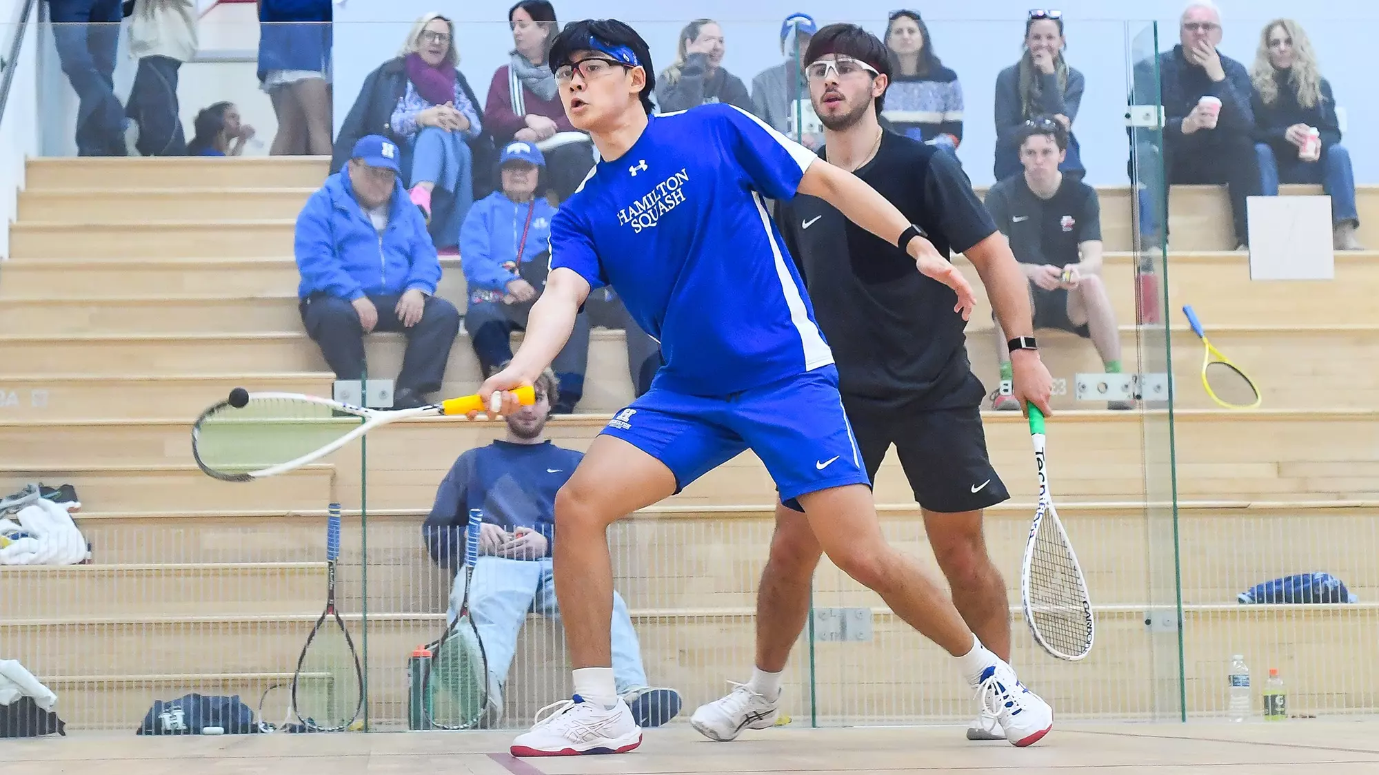 Scush Math Men's squash edges Wesleyan 5-4 in thriller at Little Squash Center ...
