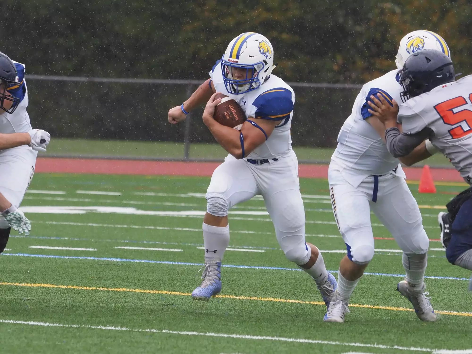 Jacob Ragni Cougars 'Run' Over Keystone in Home Opener, 47-7 - Misericordia ...