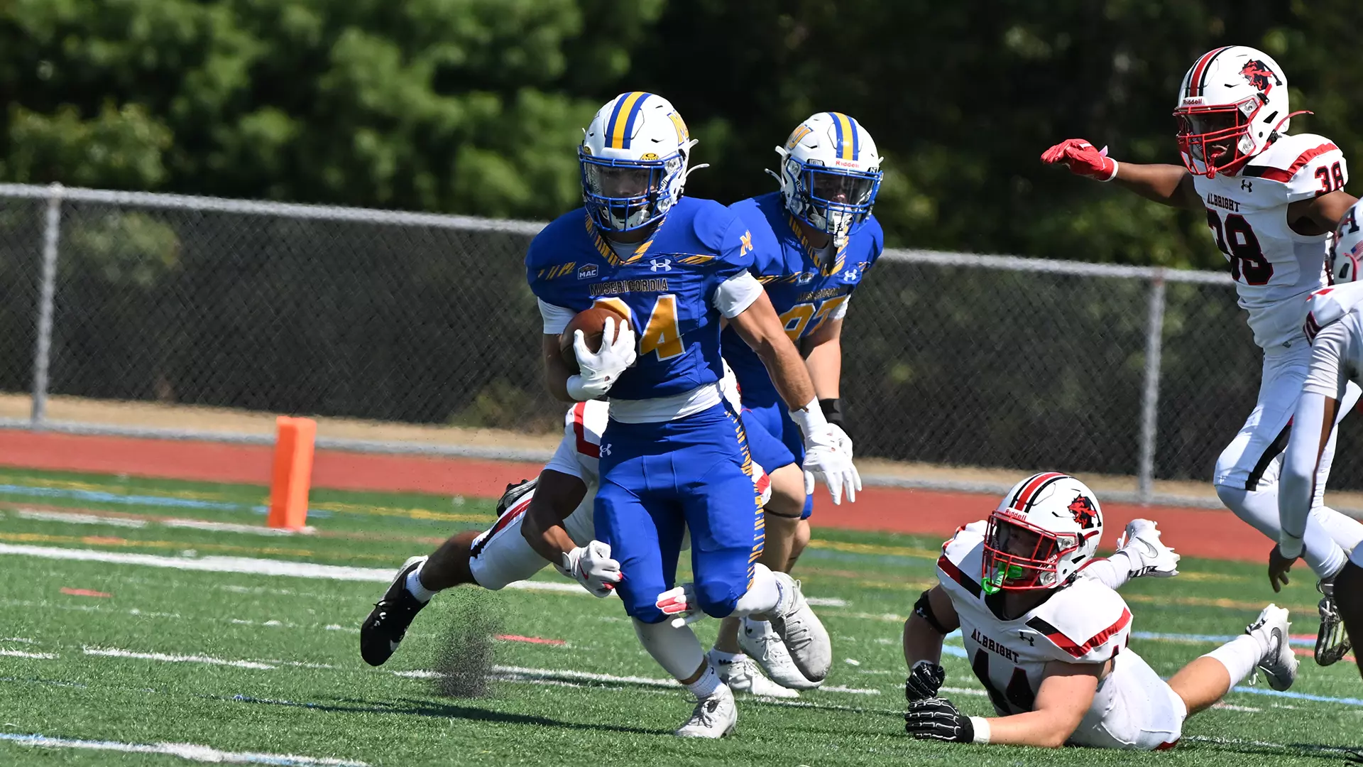 Jacob Ragni MU Football Wins at Widener - Misericordia University Athletics