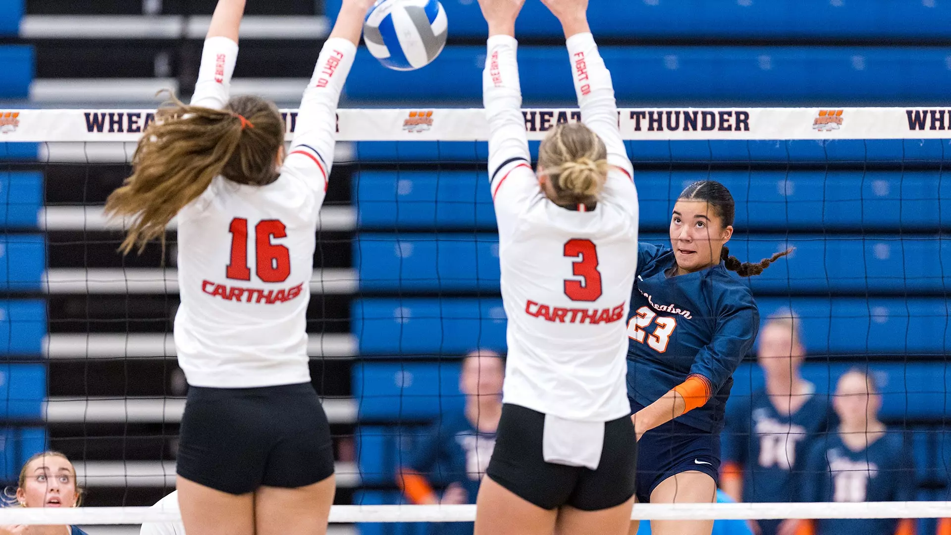 Fuul Thread Type Thunder volleyball opens conference play at home against Carthage ...