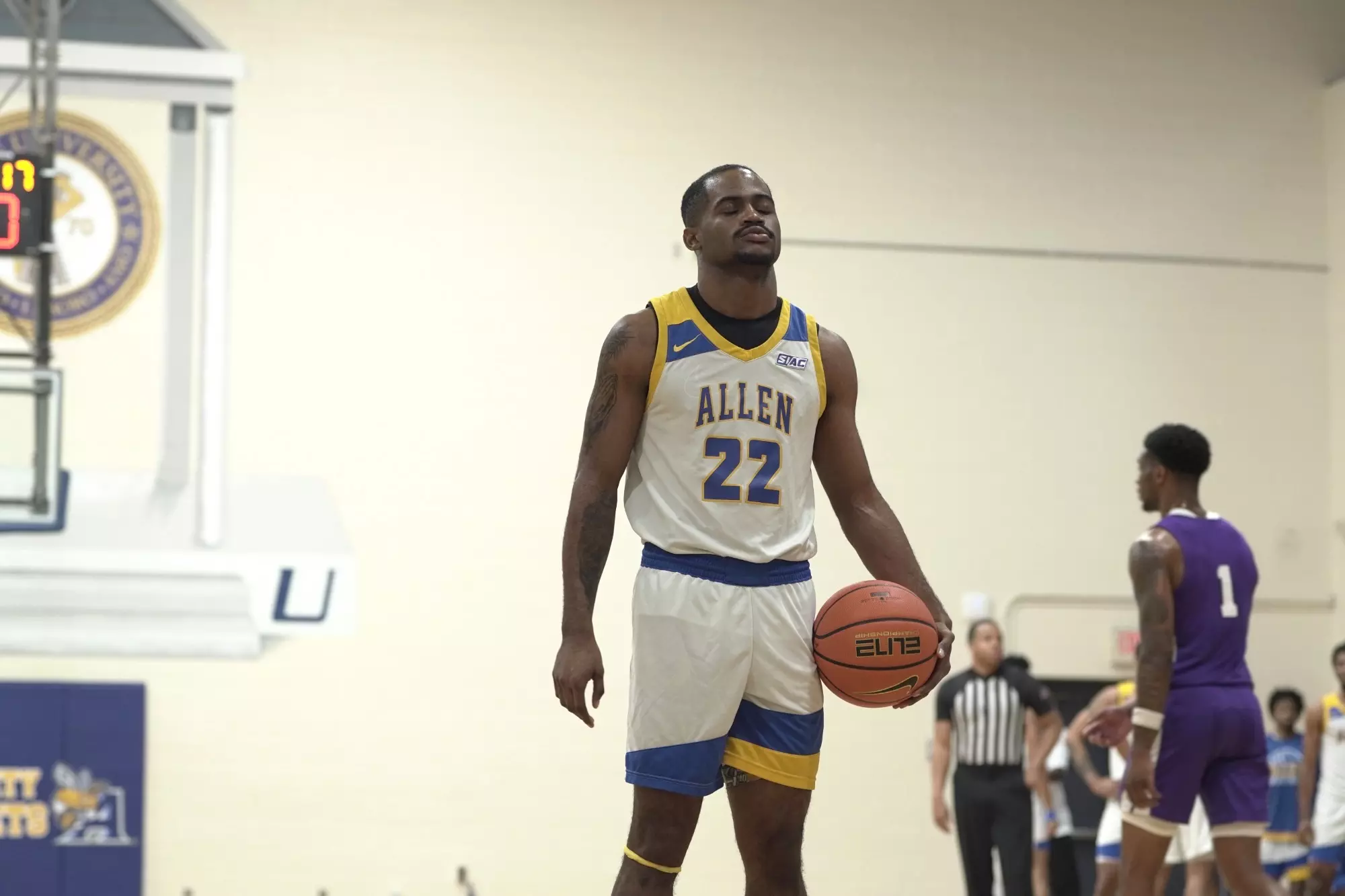Allen Rudd Basketball Hunter Johnson - 2024-25 - Men's Basketball - Allen University