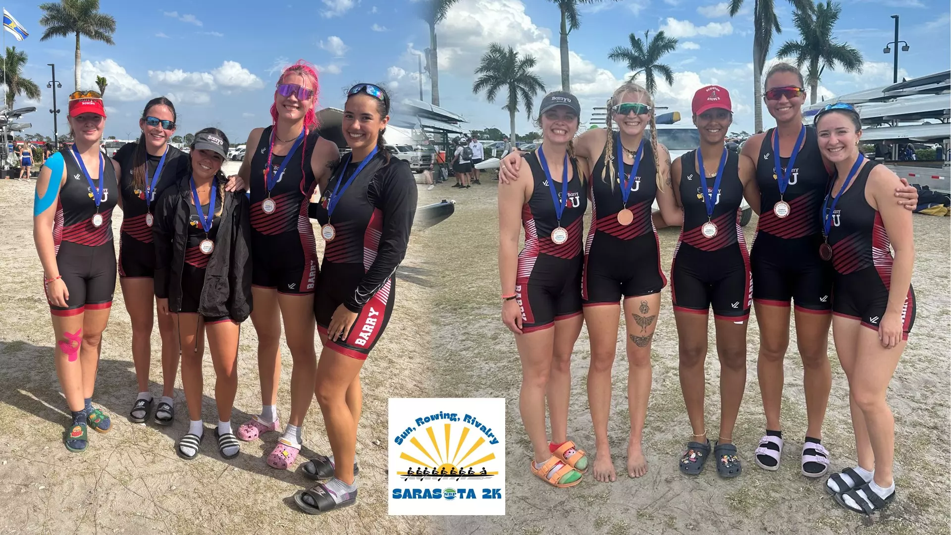 Rowing Takes Two Third Place Finishes at Sarasota 2K - Barry University ...
