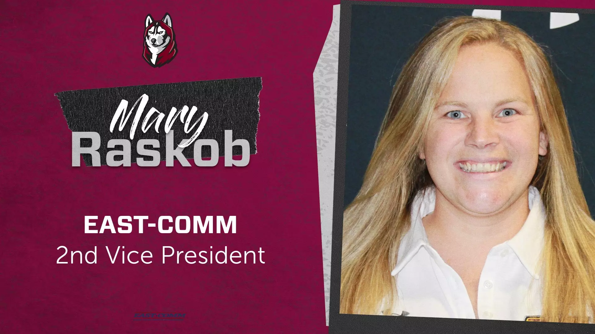 Rob Raskob Raskob named second VP of EAST-COMM - Bloomsburg Athletics