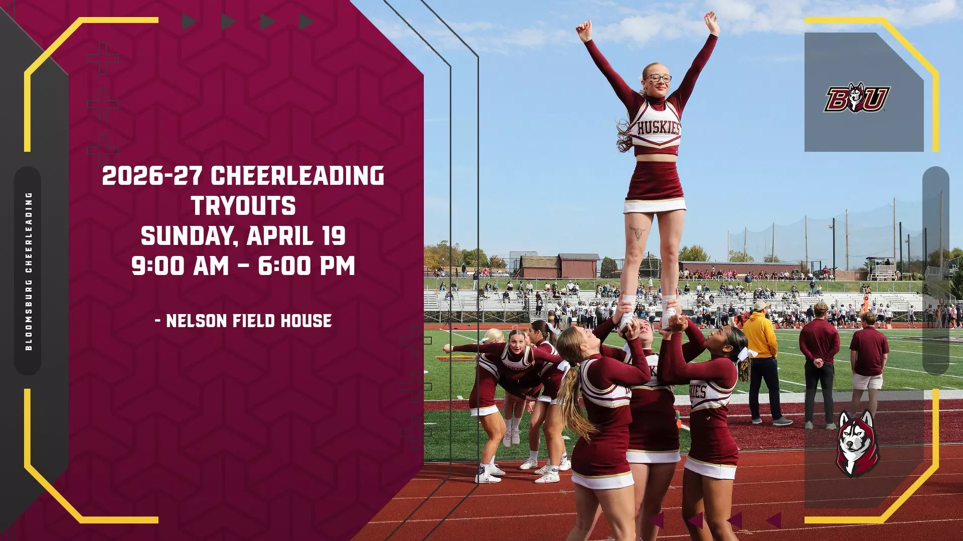 Cheer Roster 2026 Cheerleading Tryouts Announced for the 2026-27 Team - Bloomsburg Athletics