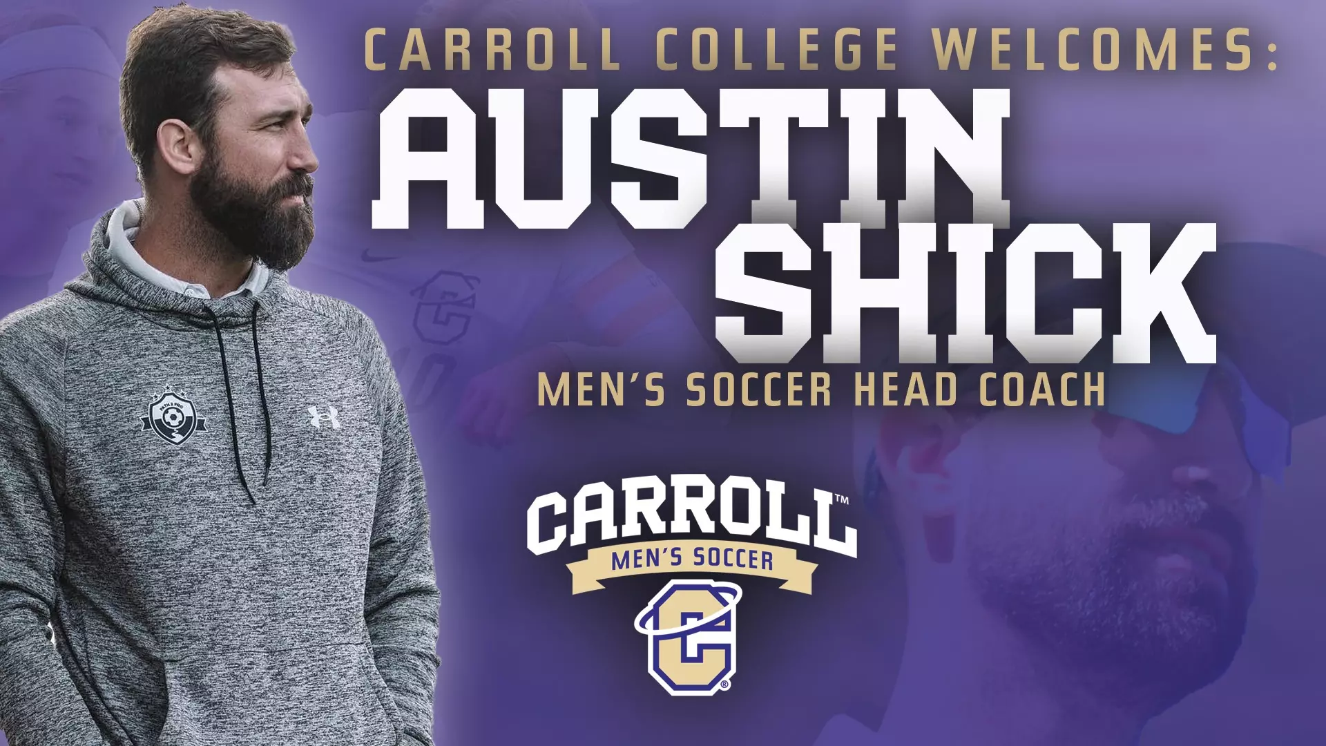 Jason Shick Carroll Names Austin Shick as Second Head Coach in Men's Soccer Program ...