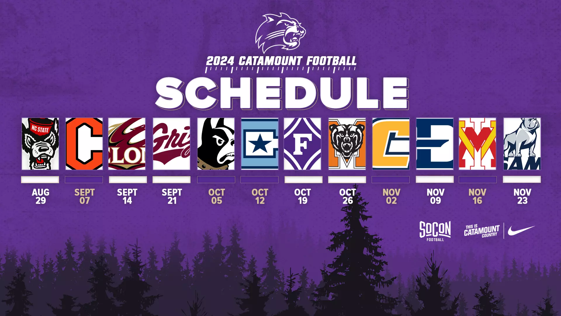 Western Carolina, SoCon Announce 2024 Football Schedule Western Western Carolina, SoCon Announce 2024 Football Schedule Western