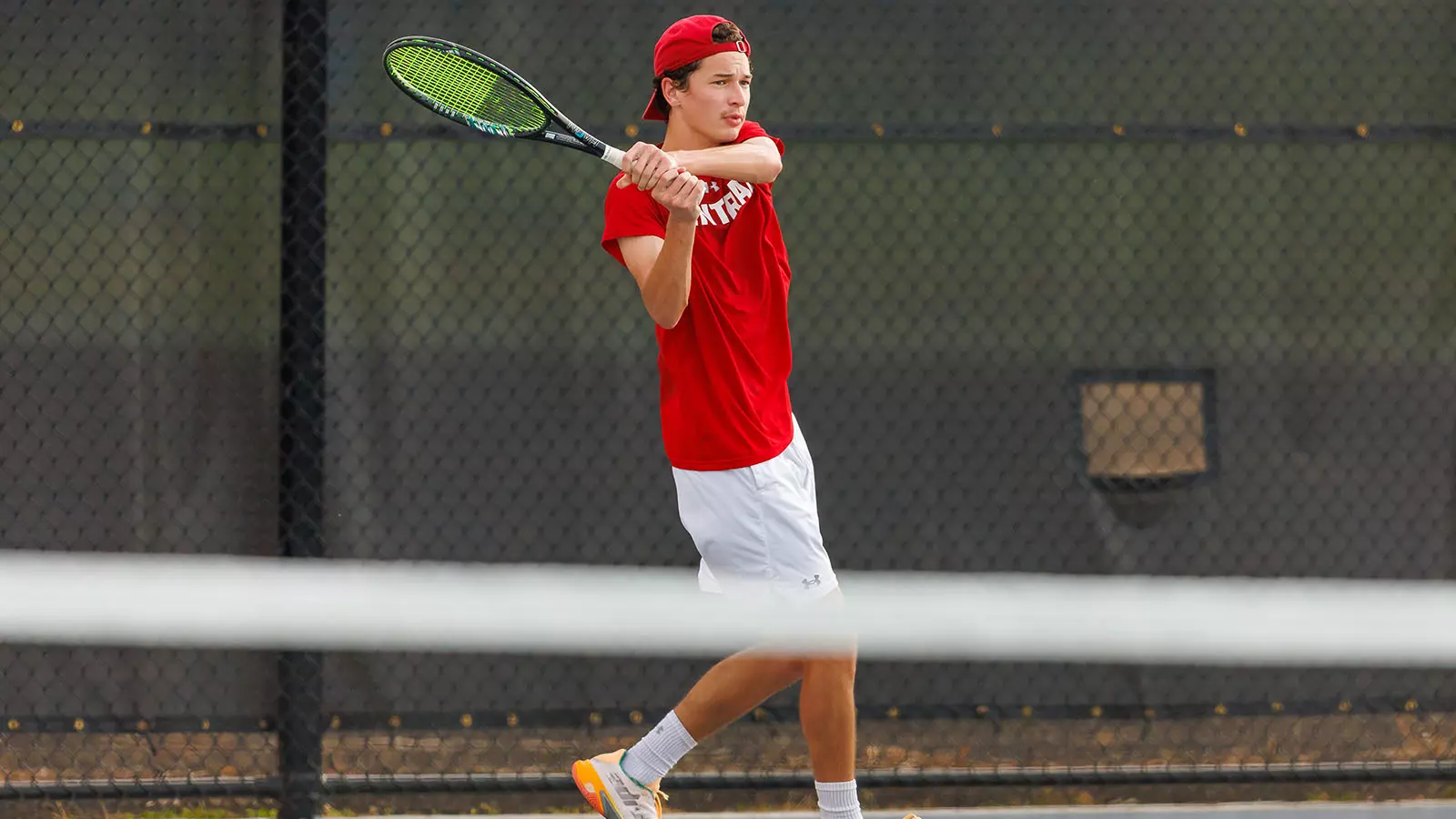 Subbert Central men edged in home tennis opener - Central College Athletics