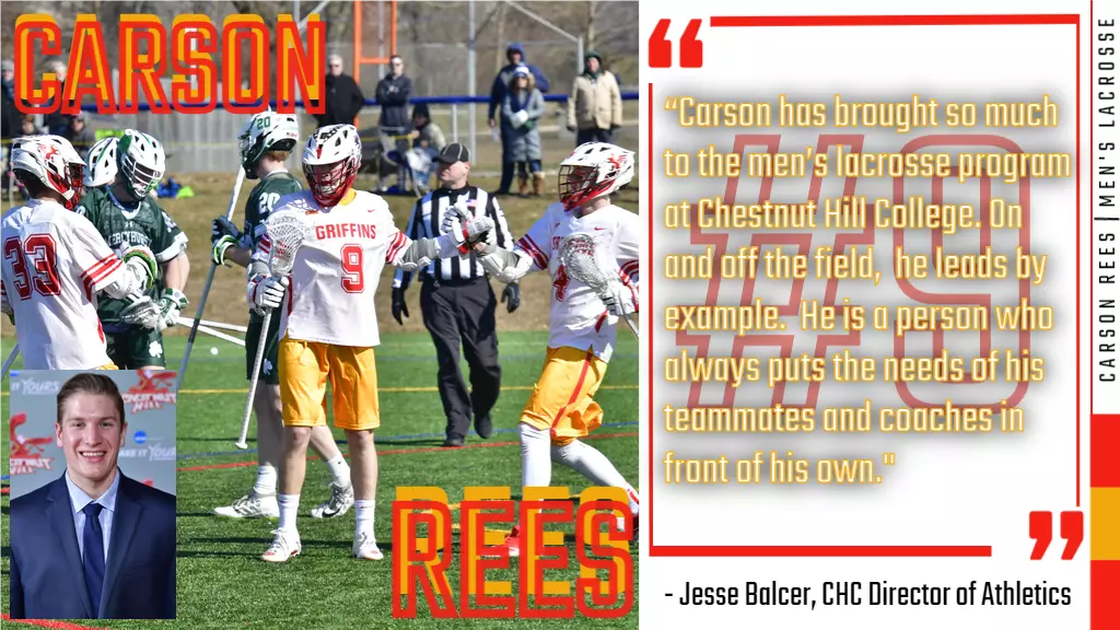 Carson Rees Carson Rees - Men's Lacrosse - Chestnut Hill College Athletics