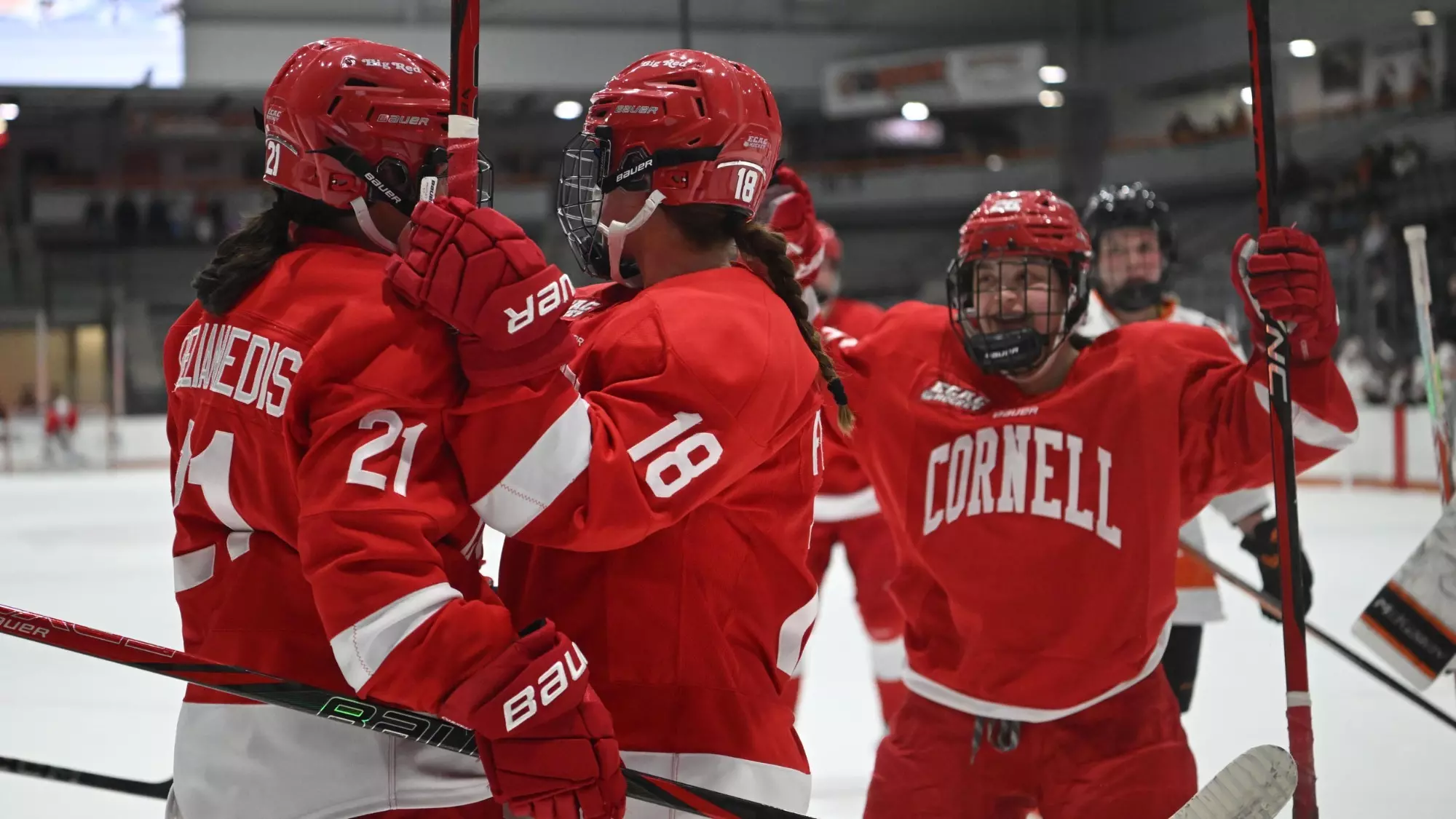#7 Big Red Handles RIT 5-1 On New Years Eve - Cornell University Athletics