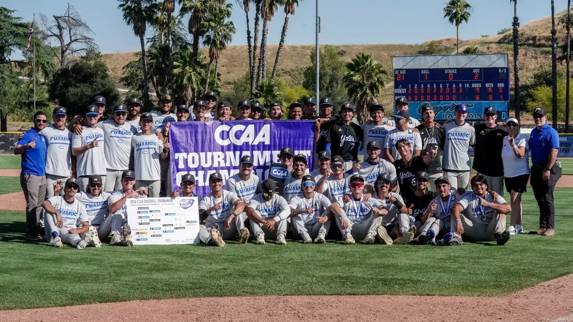 Cal State Baseball Design Baseball Wins CCAA Tournament Championship - California State ...