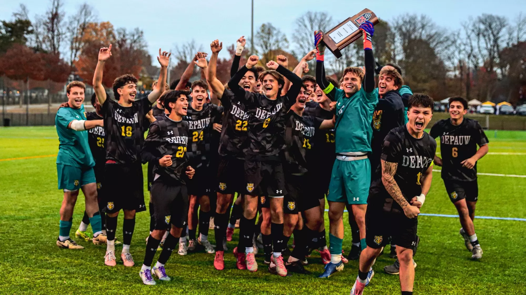 Men's Soccer Claim Back-to-Back NCAC Tournament Titles - DePauw University