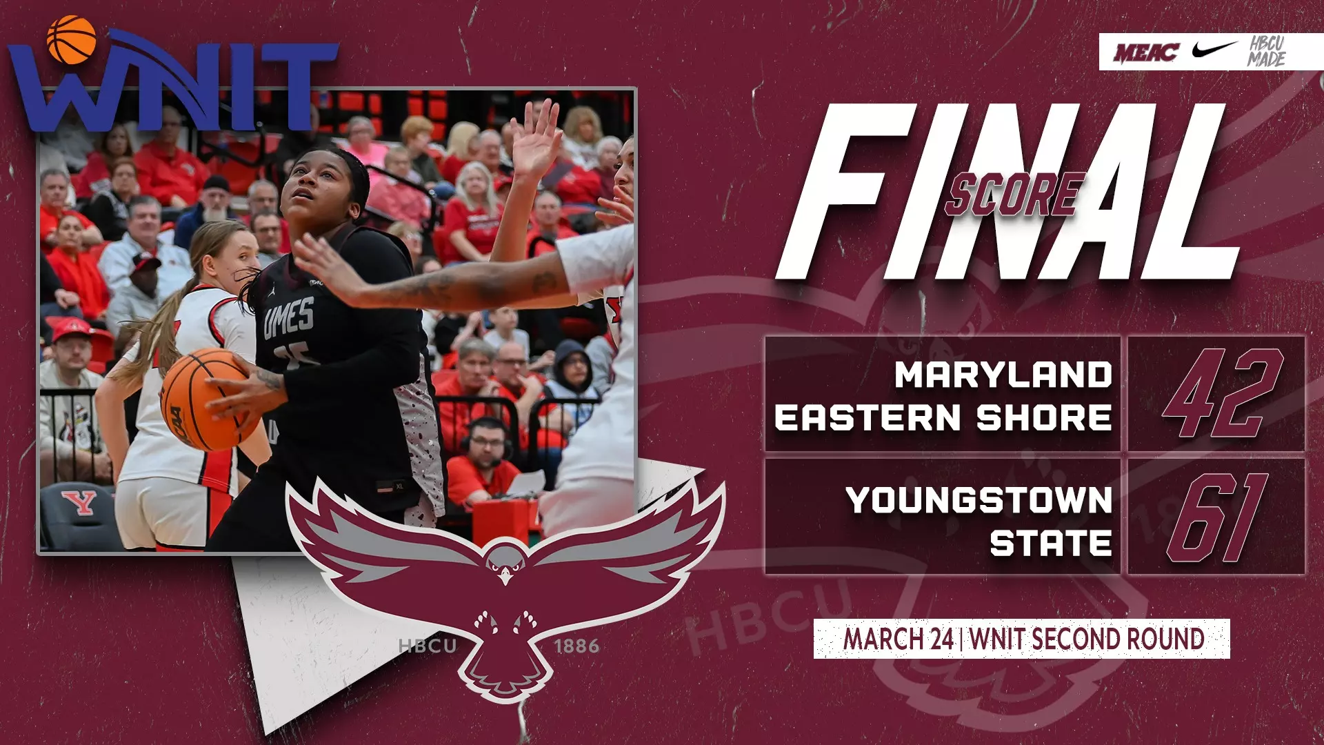 Hawks finish historic run to postseason in WNIT Second Round ...