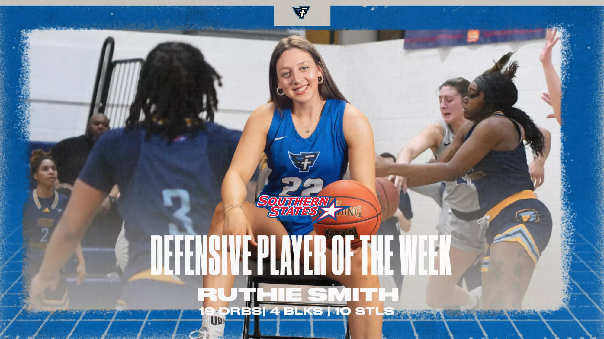 Smith Ruthie Smith earns SSAC Defensive Player of the Week award - Faulkner University