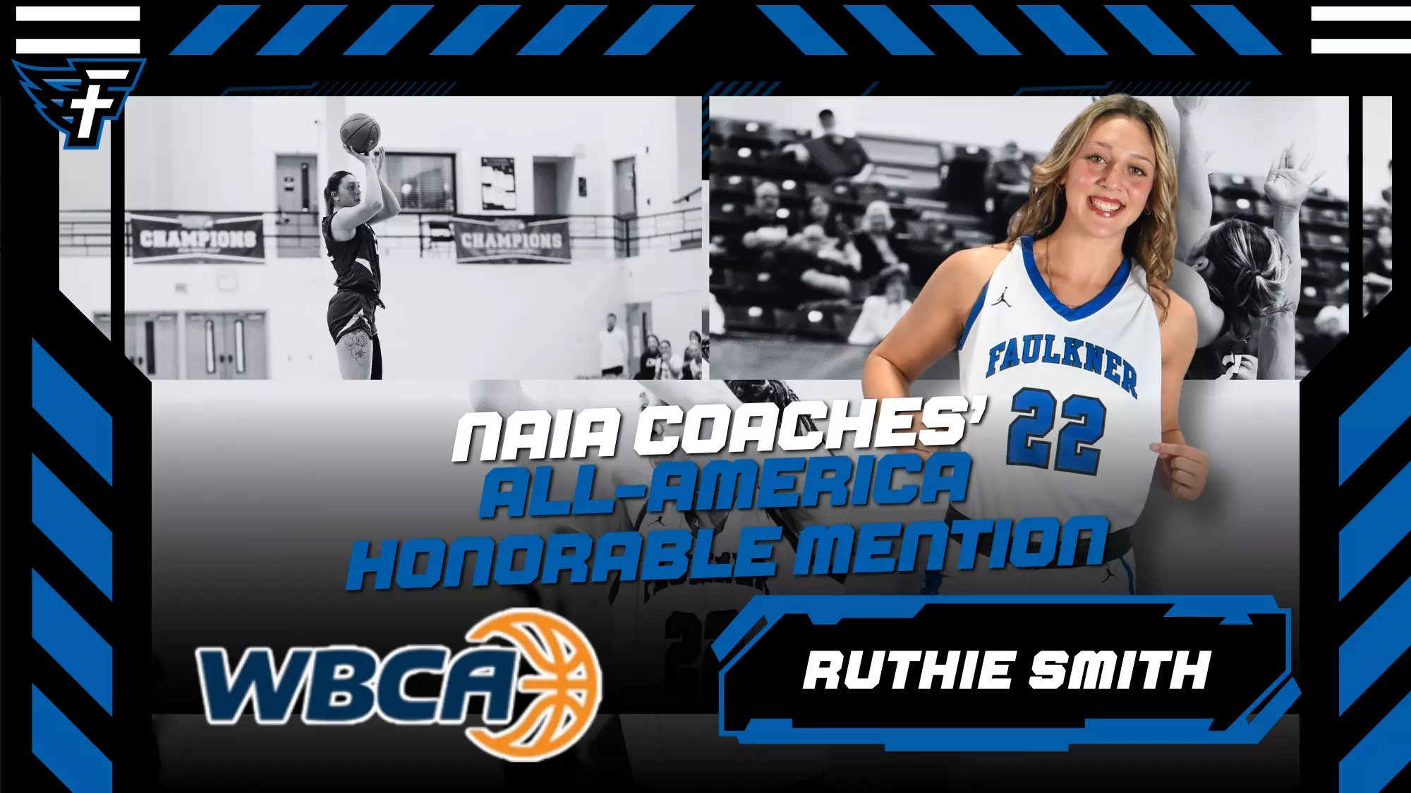 Smith Ruthie Smith earns WBCA All-American Honorable Mention - Faulkner University