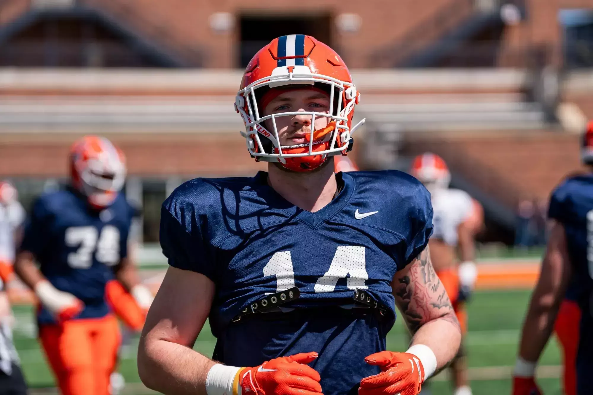 Cole Rusk Cole Rusk - 2025 - Football - University of Illinois Athletics