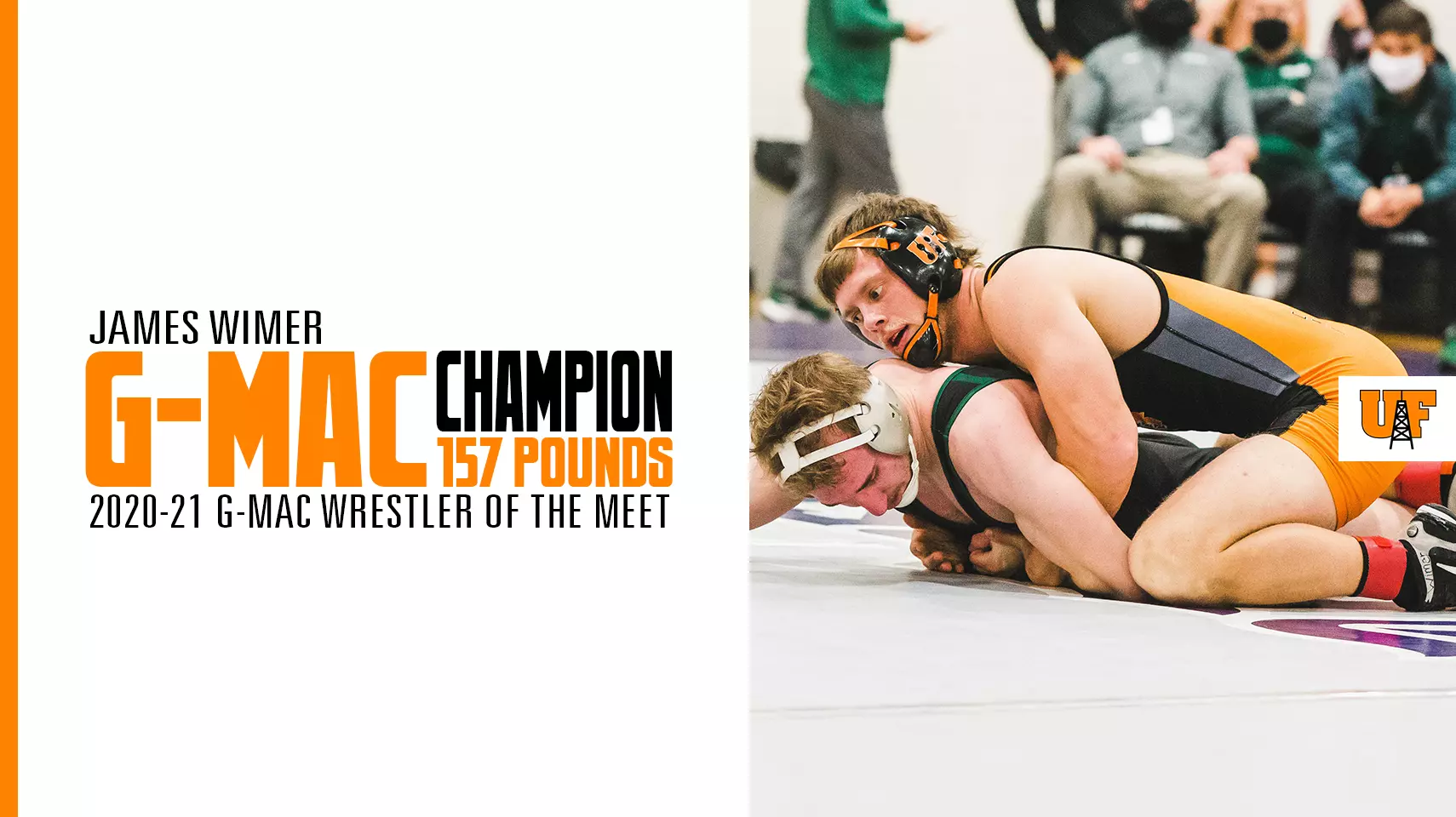 James Wimer Wimer Wins Title | Earns G-MAC Wrestler of the Meet - University of Findlay