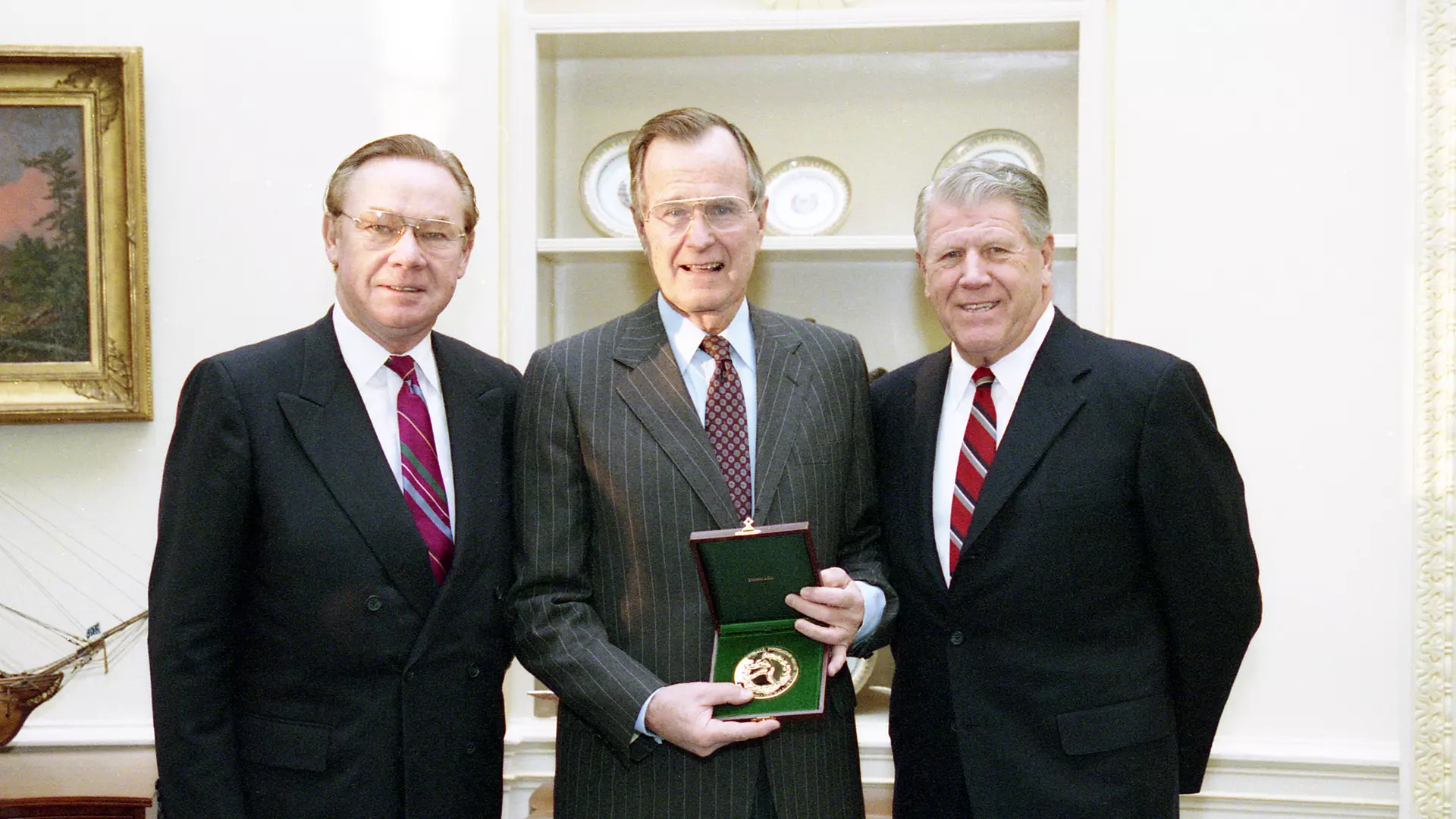 George W. Bush Reds NFF Mourns the Passing of 1991 Gold Medal recipient U.S. President ...