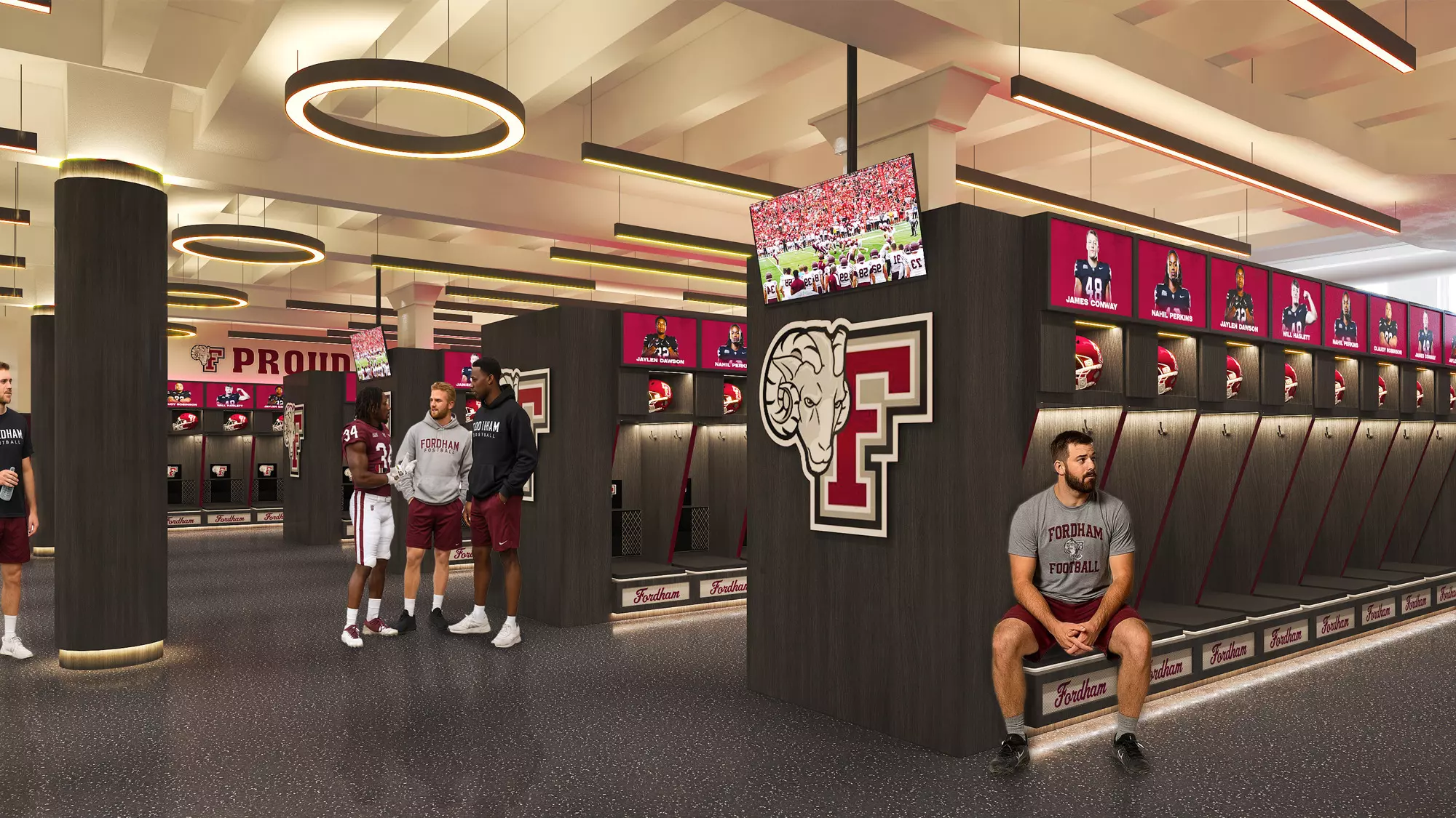 Fordham Football Locker Room Getting a Makeover - Fordham University ...