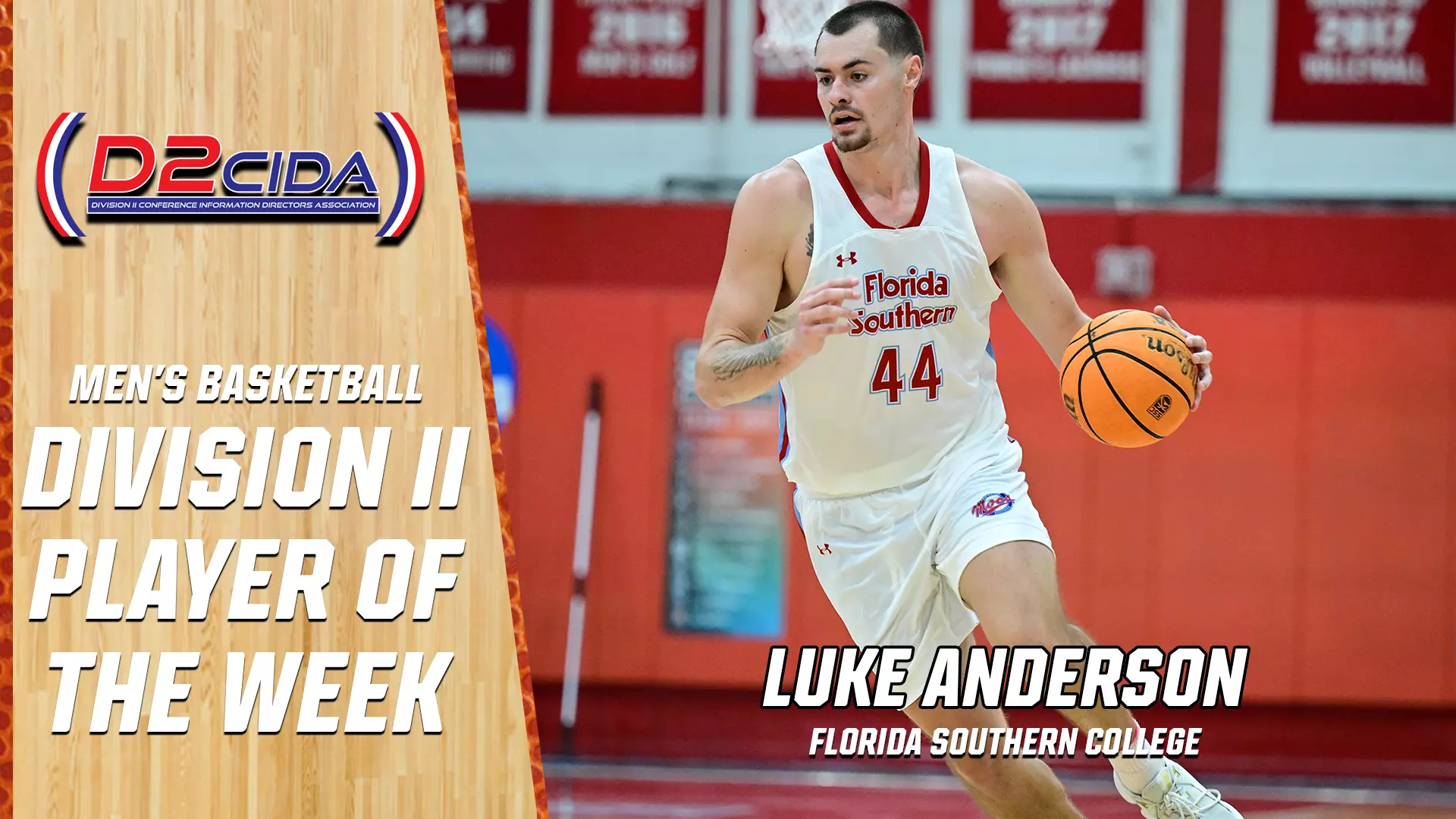 Luke Anderson 202324 Men's Basketball Florida Southern College