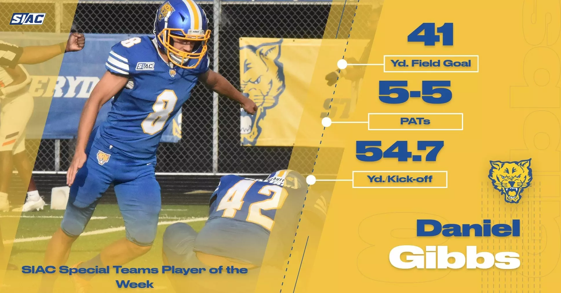 Daniel Gibbs - Football - FVSU Athletics