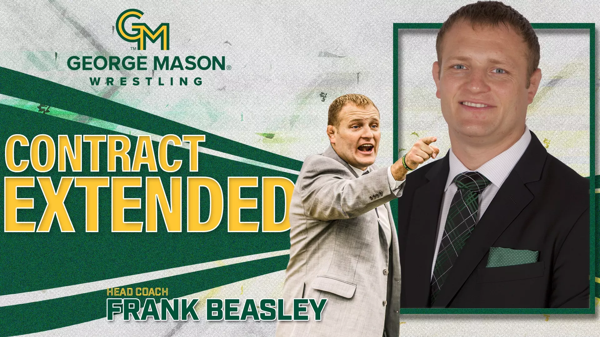 Frank R Beasley George Mason Extends Wrestling Head Coach Frank Beasley - George Mason ...