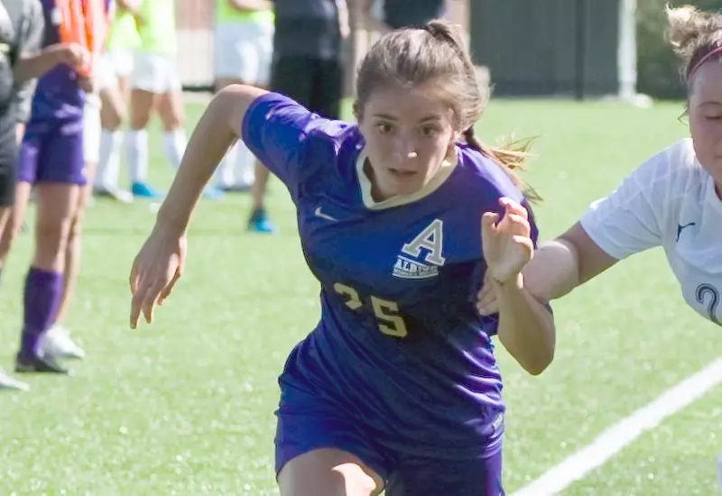 Clare Ashforth Women's Soccer Patches Together MIAA Victory - Albion College