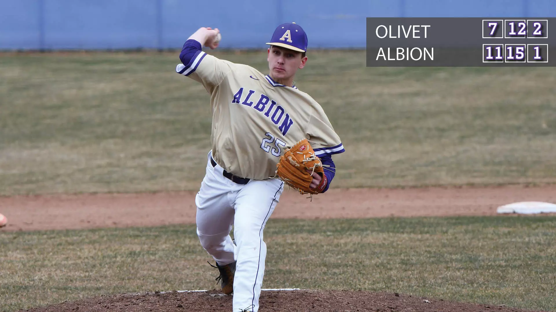 Edwin Alicea Three straight conference wins for baseball - Albion College